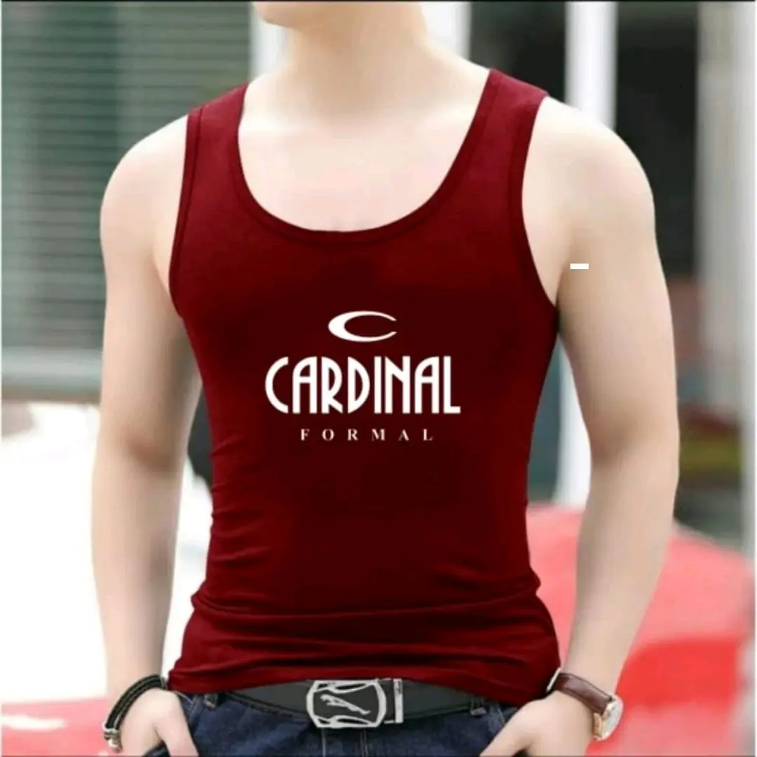 Singlet Pria Motif CARDIN4L / Kaos tanpa lengan / kaos dalam / Baju lekbong cowok santai keren