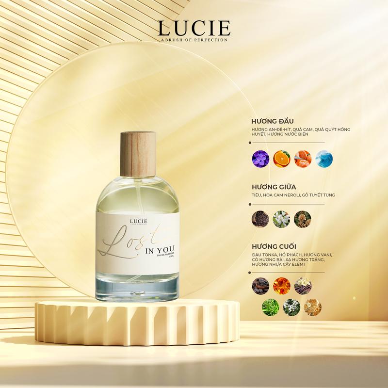 LUCIE Perfume- Nước hoa Nam Lost in you 100ml hương thơm  Tinh tế, Nam tính, Tươi mát, Hiện đại, lưu hương dài lâu