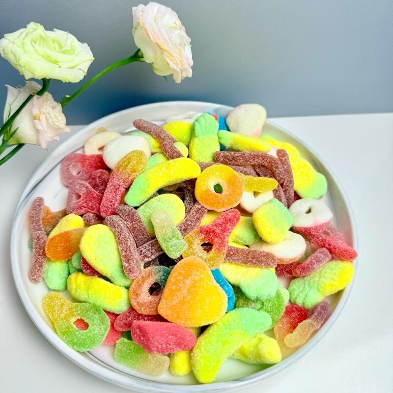 [200g KẸO DẺO ĐƯỜNG] Túi 200g kẹo dẻo đường mix nhiều vị chua nhiều phù hợp với người thích ăn chua