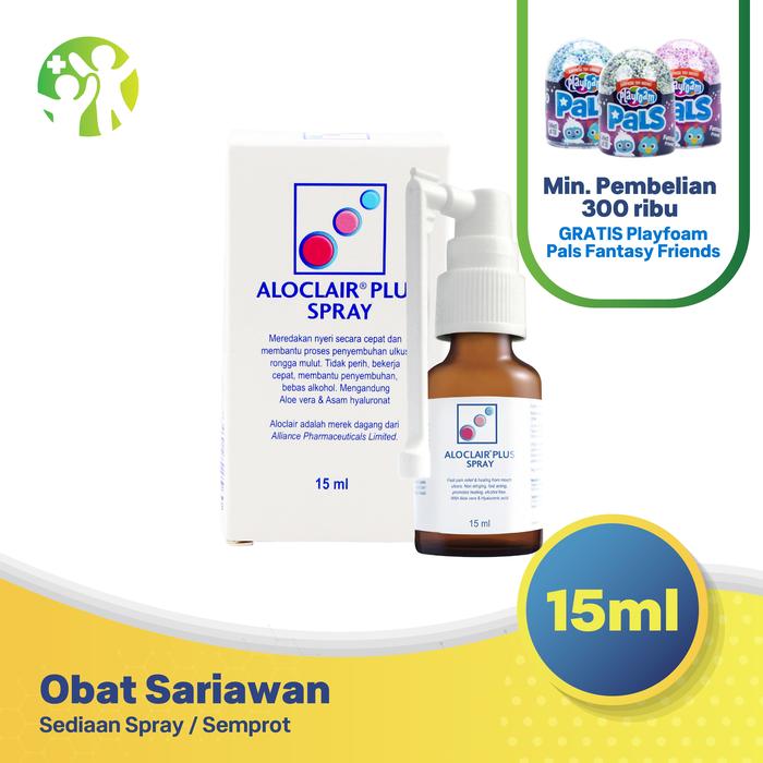 Gambar Aloclair Spray 15 ml - Obat Spray Sariawan Alami dari Sahabat Kesehatan Kota Administrasi Jakarta Timur Tokopedia