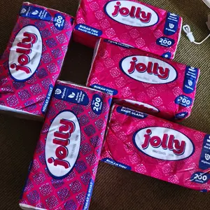 5 jolly 200 shet tisu wajah  Tissue facial halus