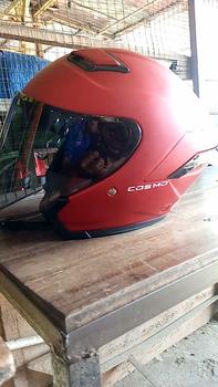 Product Review of HELM HALF FACE HKM COSMO TERBARU FREE SPOILER HELM DEWASA PRIA WANITA SNI KEKINIAN BISA COD MURAH from c**k 0