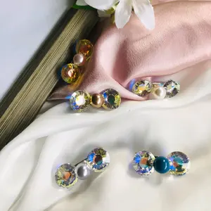 Peniti Pin Tuspin Bros Bross Brooch Hijab Mini Simple Austria Crystal