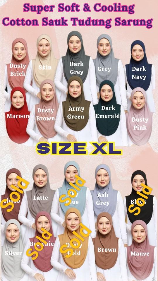 Product Introduction of COTTON SAUK INNER OR OUTER WEAR TUDUNG SIZE XL, L & M white autumn pink summer 2
