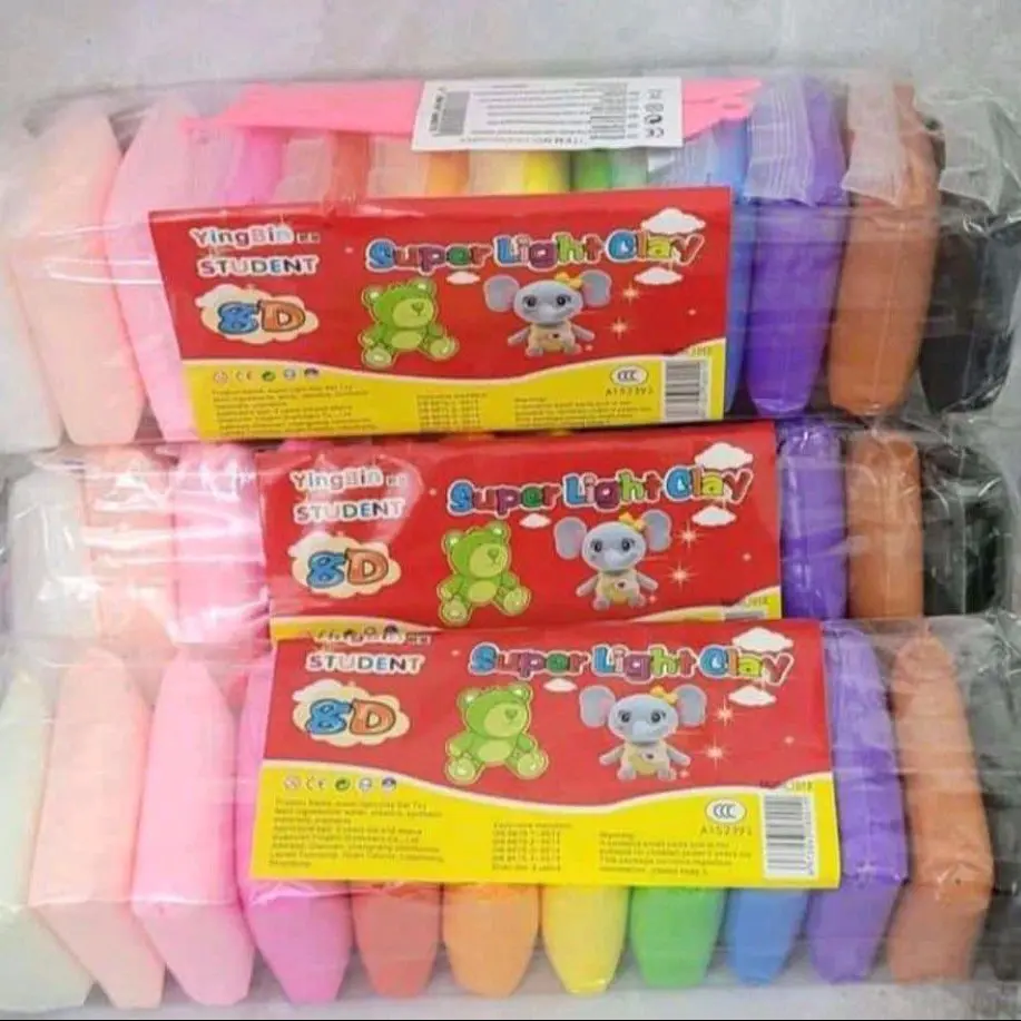 MAINAN ANAK CLAY POTONG ISI 12 PCS