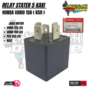 (HONDA K59) Relay Bendik Starter Kaki 5 Vario 125 LED, Vario 150, PCX 150