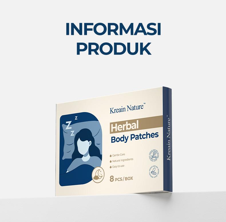 【Aromaterapi Alami】Kreain Nature Sleep Patches: 8 Minyak Esensial Tumbuhan, Tanpa Melatonin & Tidak Membuat Kebiasaan, Membuat Routine Tidur yang Menenangkan