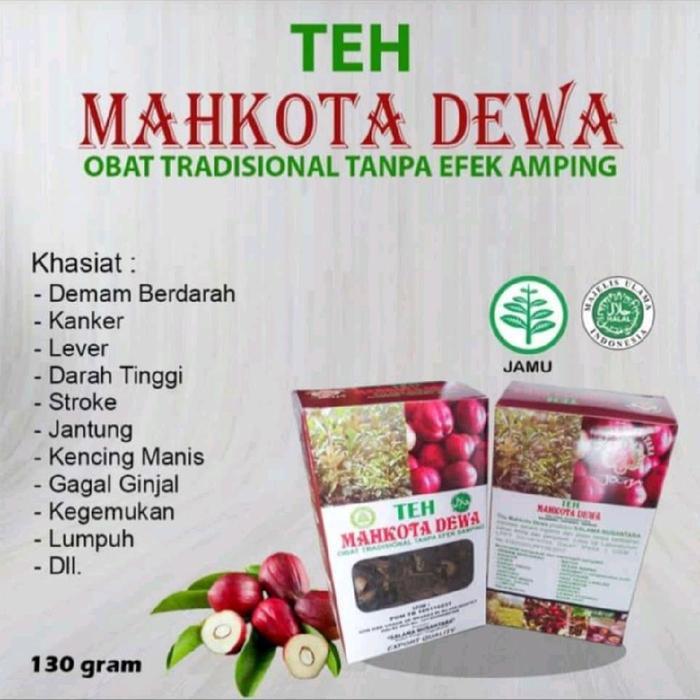 Gambar Teh Herbal Mahkota Dewa SN 130 Gram dari Alif Herbal Store Kota Bekasi Tokopedia