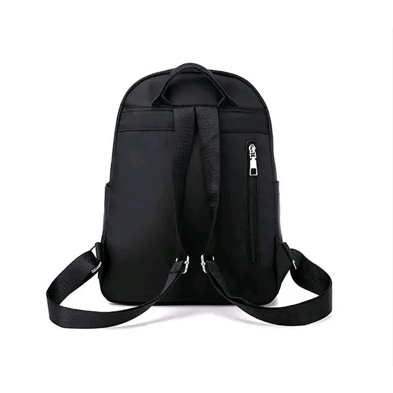 Tas Ransel Sekolah Fashion Gendong Wanita Backpack Punggung Resleting Cewek Kekinian Cantik Kanvas 1