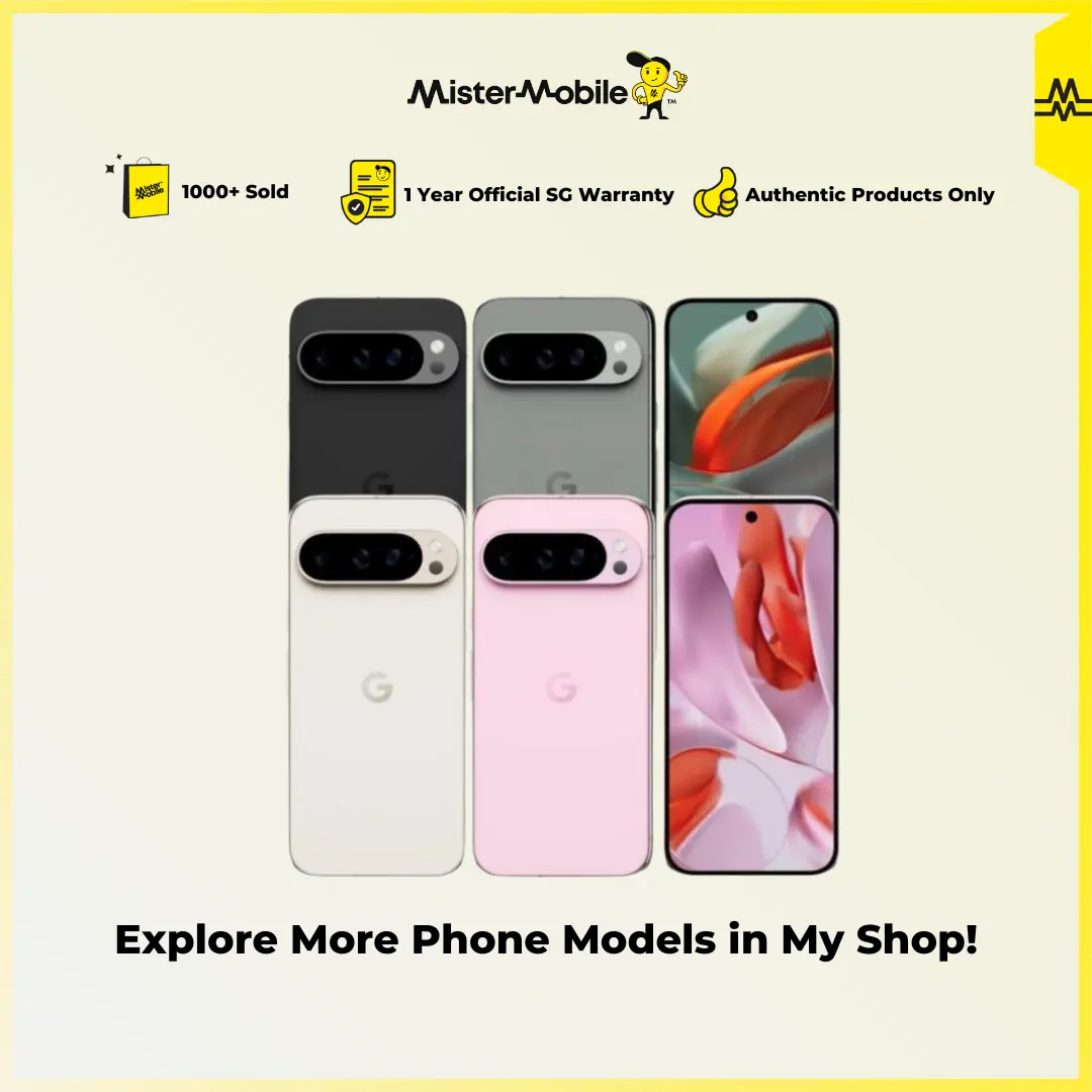 Google Pixel 9 Pro XL 5G Google Tensor G4 | 128GB | 256GB | 512GB | 1TB | 6.8 inches | 4700 mAh | 1 Year Google Warranty | Singapore Local Set