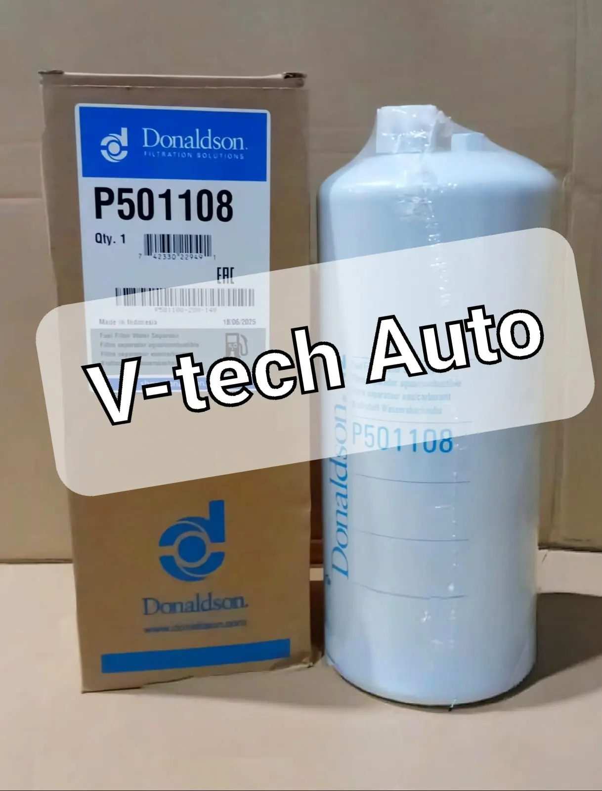 Filter Solar C.A.T 4385386 438-5386 J8620386 GANTI PART NUMBER KE P501108 Donaldson