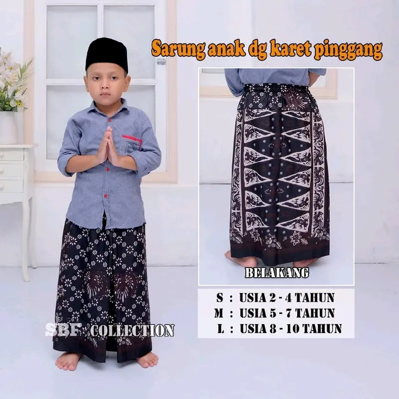 SARUNG ANAK INSTAN/SARUNG ANAK TK - SD /SARUNG ANAK USIA 2 - 10th 0