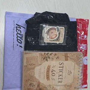 Stiker book Vintage ukuran A6 40 lembar | Buku Stiker jilid 42 lembar