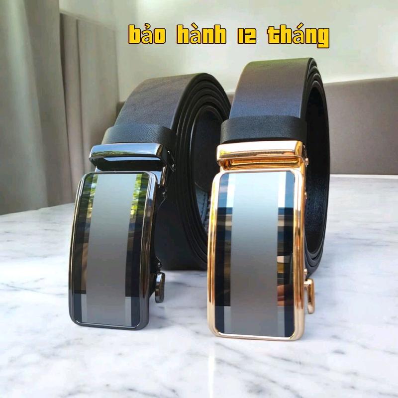 MS 27. (da trâu. dài 140-160cm.) thắt lưng nam chất liệu da trâu thật cao cấp với khoá tự động