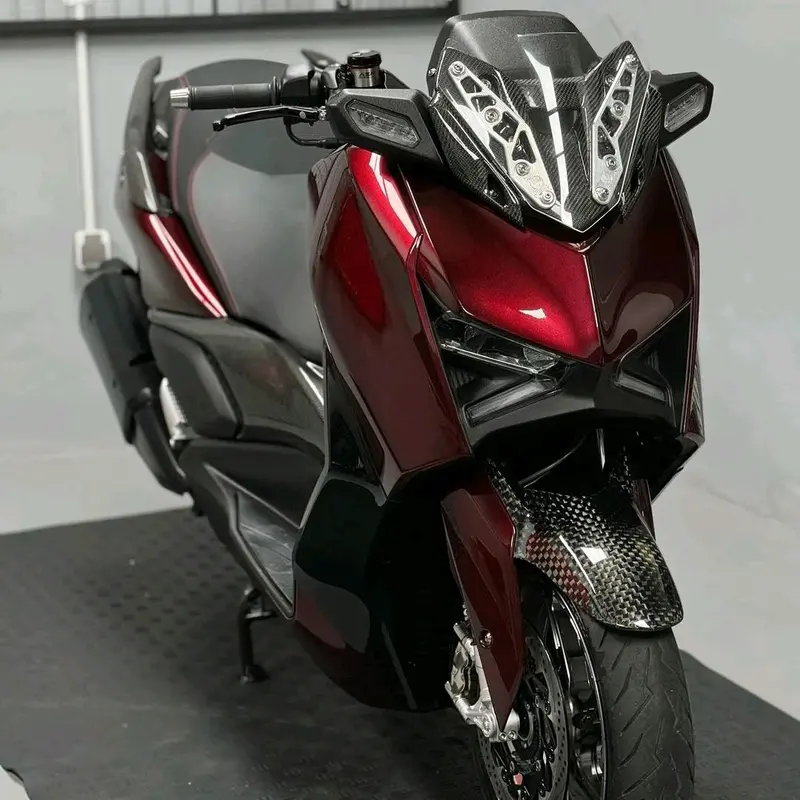 Stiker skotlet Motor Dragon Blood Red scotlet Merah Lembayung Hitam Seti PET Premium Typ... 6