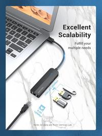 Gambar VENTION USB HUB 2.0 3x Port with RJ45 Ethernet - CHP dari Techno Computer Bali Kota Denpasar 3 Tokopedia