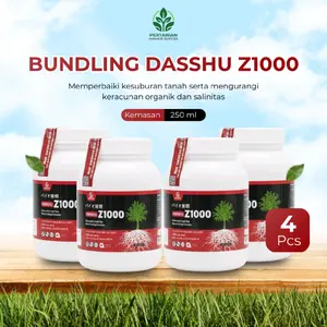 Paket Bundling 4 Botol Pupuk Dasshu Z 1000 Solusi Ampuh Perangsang Akar Pada Tanaman Mempercepat Pertumbuhan Tanaman Bisa COD