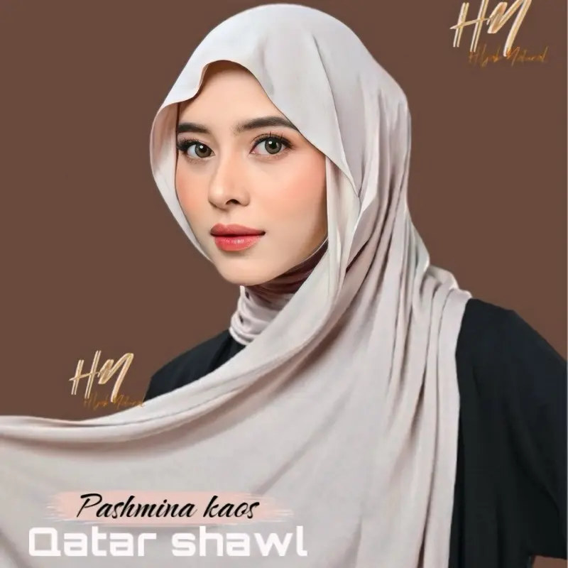Pashmina Kaos Rayon Premium - Pashmina Turkey Shawl - Hijab Pashmina Mleyot - Pashmina korea style 3