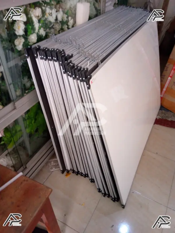 whiteboard gantung dinding papan tulis putih 80 x 120 gratis spidol dan penghapus papan absensi 1