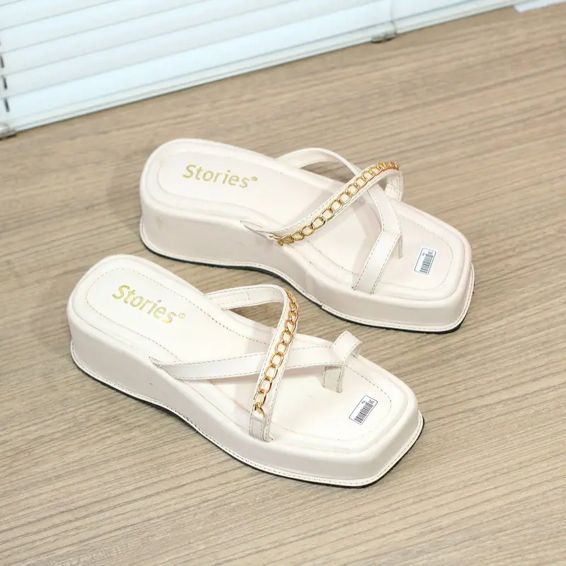 Sendal Flatform Jeje Wedges Wanita Cewek - Sandal Wanita - Shoes 1