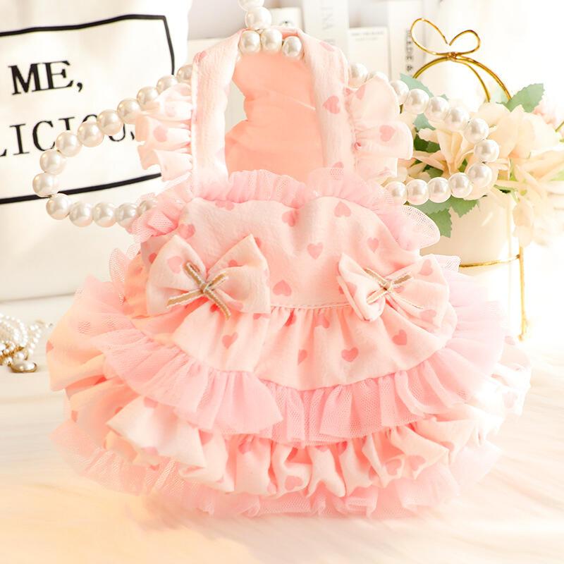 Product Introduction of Quần Áo Cho Chó, Váy Mùa Hè Teddy, Tình Yêu Dễ Thương, Phong Cách Lolita, Làm Bằng Vải Tuyn, Thích Hợp Cho Chó Con, Có Kích Thước XS, S, M, L, XL 6