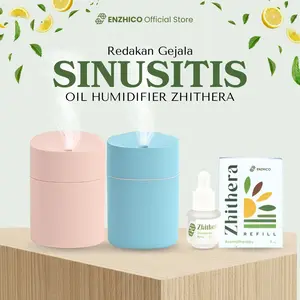 ENZHICO Refill ZHITHERA Aromaterapi dan HUMIDIFIER DISFFUSER Biru Meredakan Sinusitis Rhinitis