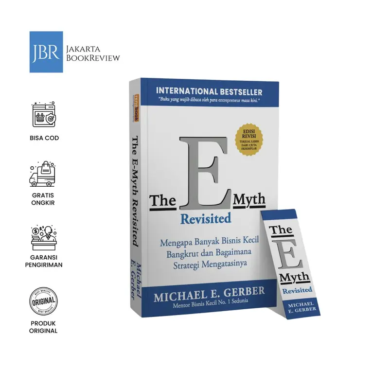 The E-Myth Revisited Terjemahan Indonesia - Michael E Gerber - Renebook - Soft Cover - ORIGINAL 0