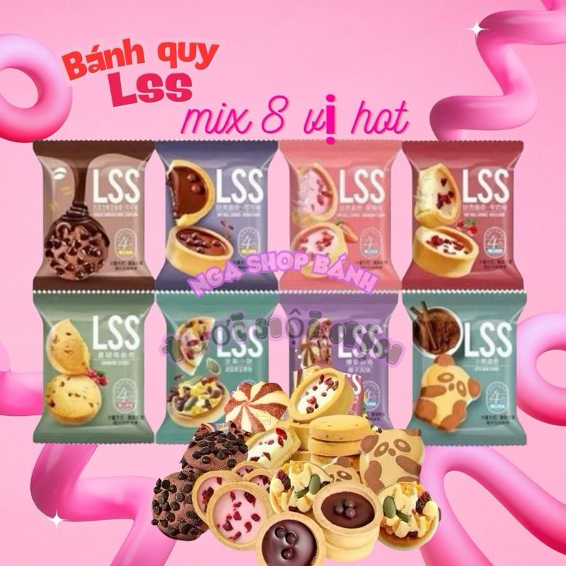 Sỉ THÙNG 2kg BÁNH QUY BƠ SỮA mix 8 vị SOCOLA LSS Date Mới vị sô-cô-la trắng không caffeine sô-cô-la & đồ ăn nhẹ có sô-cô-la