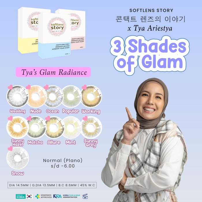 Gambar SOFTLENS STORY X TYA ARIESTYA SHADE OF GLAM - Request warna (chat seller), Normal dari Softlens Story Kota Administrasi Jakarta Pusat Tokopedia