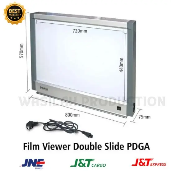 X RAY VIEWER DOUBLE BESI || X RAY VIEWER RDOUBLE STAINLESS/SS || LAMPU BACA RONTGEN 2