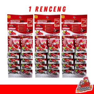 Monster Pro 1 Renceng Exstra Puding Ayam Dengan Protein Tinggi