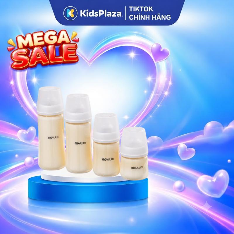 [THẾ HỆ 3] Bình sữa MOYUUM Premium PPSU Basic 80ml/170ml/270m/ 330ml chính hãng - Kidsplaza