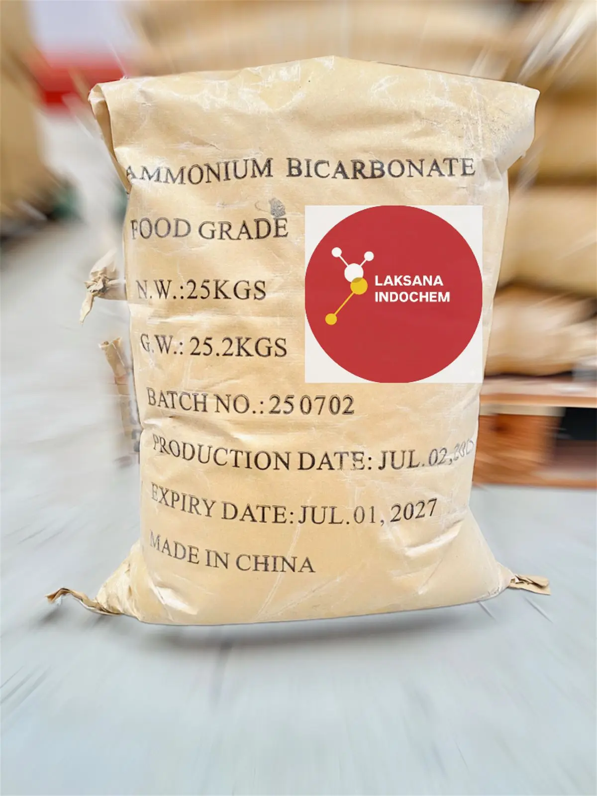 Ammonium Bicarbonate / Amonia Kue Ex. RRT Pengembang & Penggaring ZAK @25KG