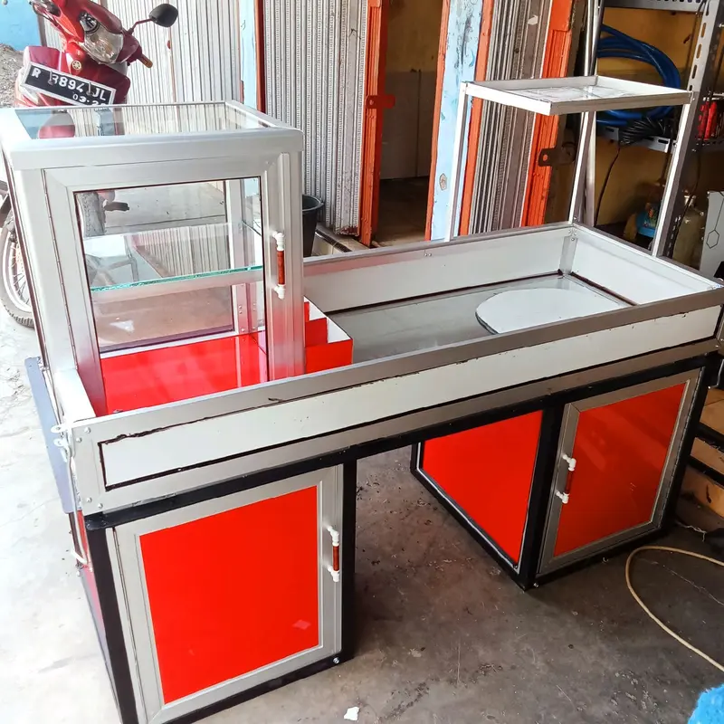 gerobak motor minimalis bahan aluminium 2