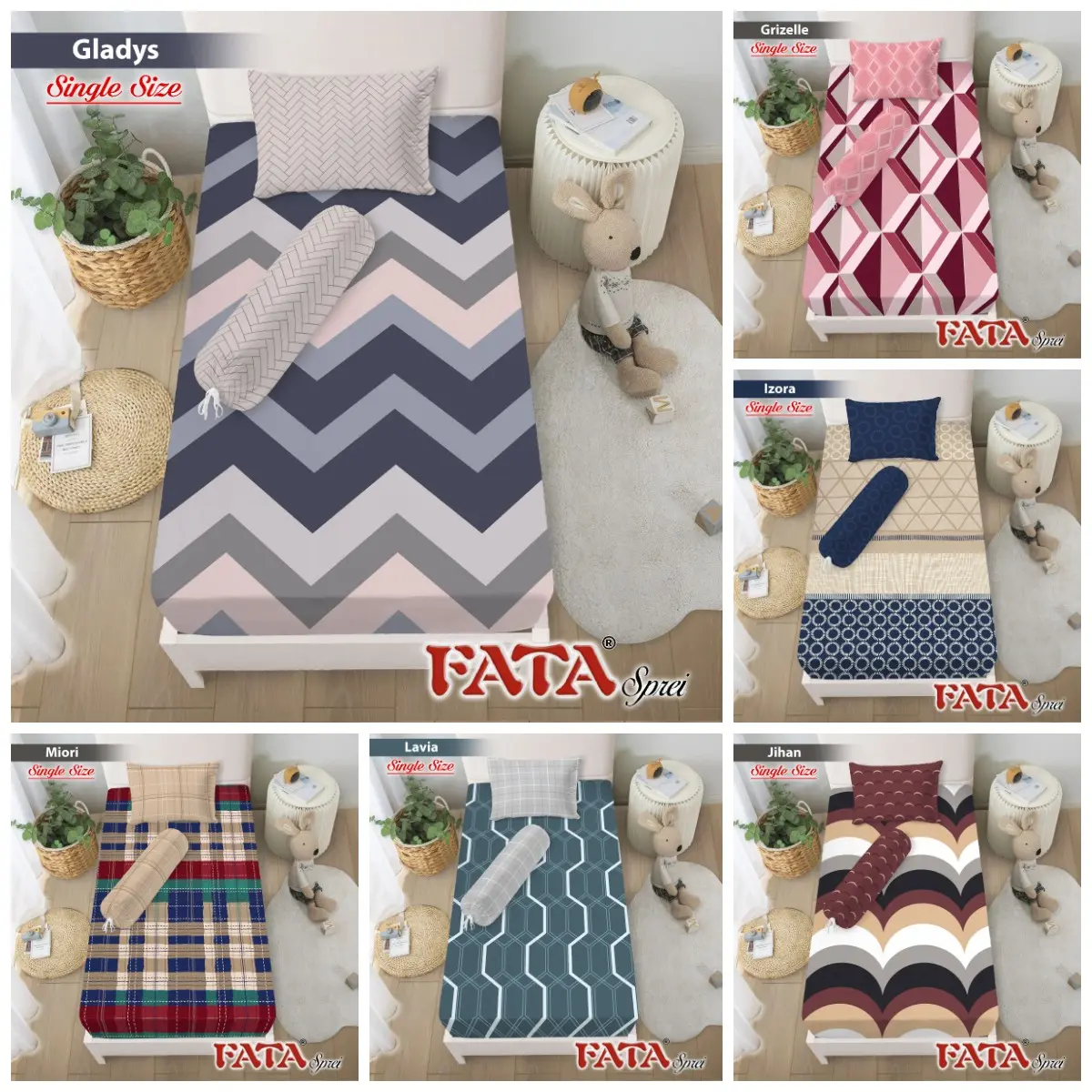 FATA_Sprei fata terbaru uk 120x200/100x200/90x200