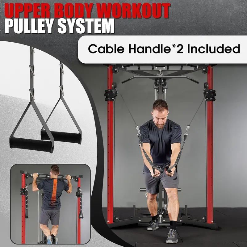 Cable Crossover Marcy Pulley System Cable Machine Home Gym 17