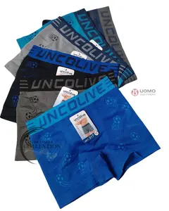 ( 1 & 3)Celana Boxer Anak Pria Seamless Cepat Kering Melar Elastis