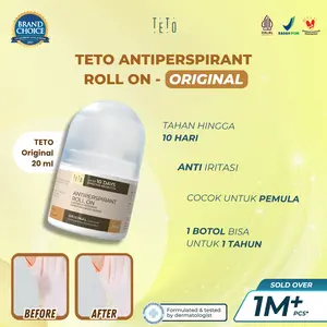 TETO Antiperspirant Bukan Deodorant Roll On TETO Original 20ml