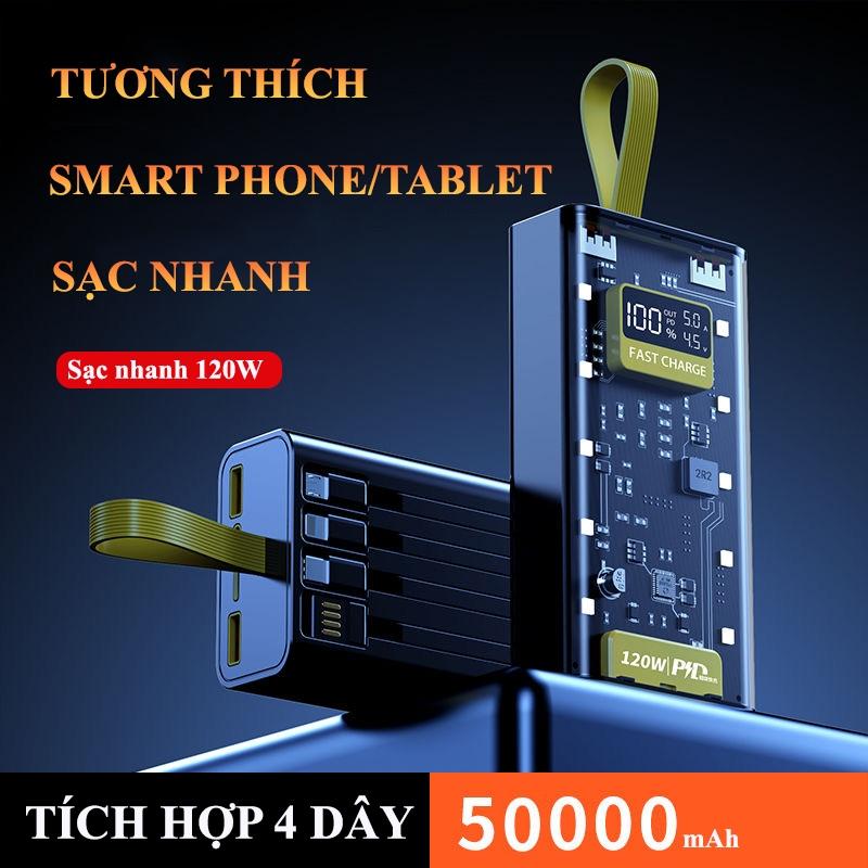 Pin sạc dự phòng 30000mah hỗ trợ sạc nhanh nhiều thiết bị công suất 22.5w