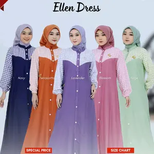 Ellen dress twiloll premium fee fashion wanita