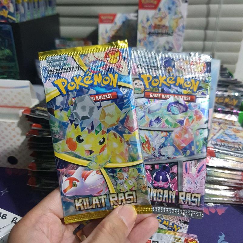 Booster Pack Kilat rasi atau bimbingan Rasi kartu pokemon TCG Indonesia ...