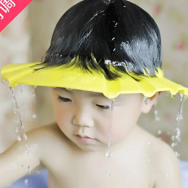 [P33] Topi Mandi Keramas Anak Bayi / Baby Shower Cap Kancing 0