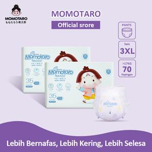 MOMOTARO la boo boo newborn barang babys diapers disposable pants lampin bayi baby diapers baby care mummy black friday 2 PEKS  XL  XXL  XXXL  NB  S