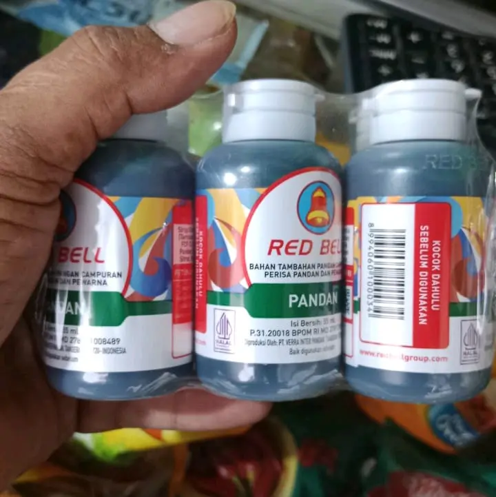 Pasta Merah Red Bell 55 ML - 6 Pcs Perasa dan Pewarna Makanan - Baking 3