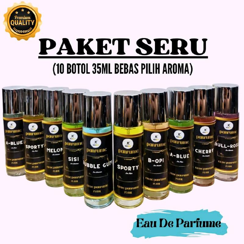 [ 10 BOTOL ] PARFUM PRIA WANITA BEBAS PILIH AROMA EDP 0