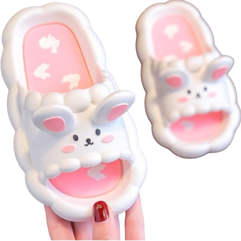 Sandal Anak Cewek Bisa Couple PVC002  Sandal anak Cewek Dengan Motif Kelinci Yang Imut ,Anda juga Bisa Couple Bersama Anak Anda Sandal Fashion Untuk Anak Ini Cocok Untuk Di pakai di Berbagai Kegiatan,warna Biru Pink Putih ,ukuran 24-25 sampai 38-39 4