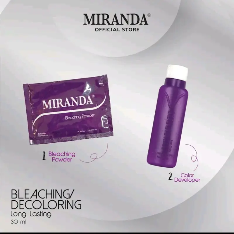 Cat Rambut Miranda 30ml - Pewarna Rambut Aman dan Tahan Lama 2