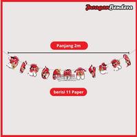 Gambar Banner Gantung Kertas "MERDEKA" DIRGAHAYU RI | Hiasan Dekorasi 17 Agustusan Pernak Pernik dari Juraganbendera Kota Surabaya 2 Tokopedia