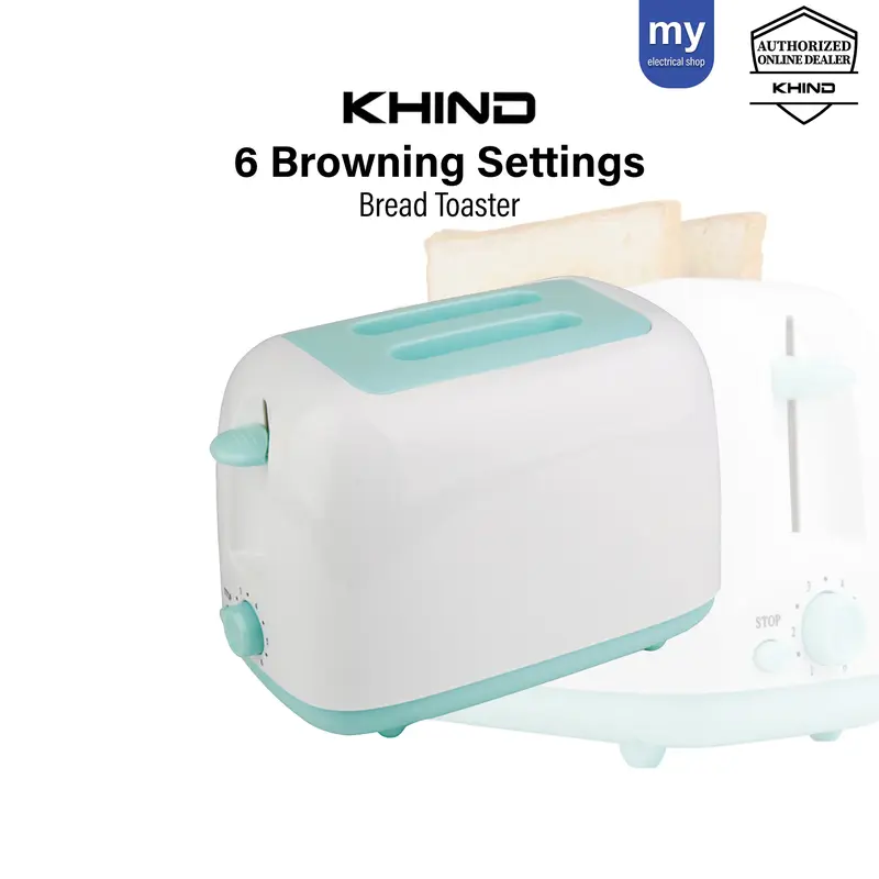 Khind Bread Toaster Pembakar Roti Midori Series BT808 Got To - Main Image