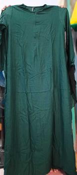 Product Review of gamis polos twil ori dress panjang busui tali samping Muslim Twill Kancing Cantik Karet Wudhu Kain Lembut Tebal Kerah Motif Wanita Rayon Katun Mewah Baju Maxi from r**_ 0